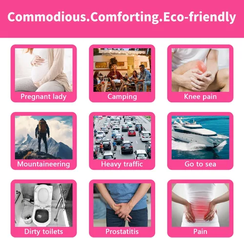 Vista 7 de JIURUN 30 unidades/50 unidades dispositivo desechable de orinación femenina, embudo portátil para orinar de pie desechable para mujeres, embudo