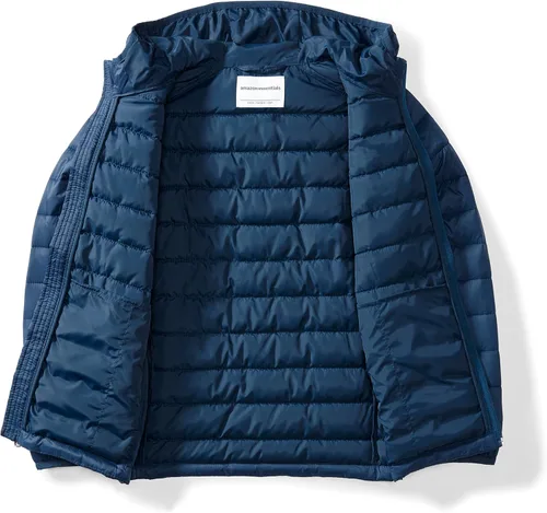 Vista 3 de Tienda Essentials - Chaqueta con capucha a prueba de agua para niños ligera y plegable