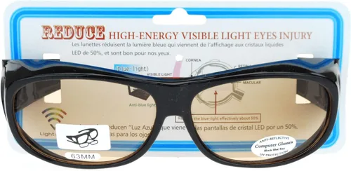Vista 3 de Gafas de computadora antirreflectantes con protección UV de más de 2.480 in