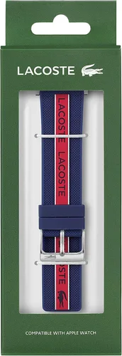 Vista 3 de Lacoste Correa de silicona unisex para Apple de color Moderno