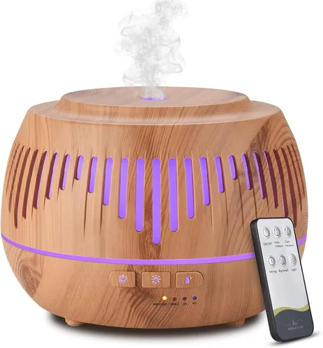 Vista 8 de Humidificadores para dormitorio, habitación grande, hogar, bebé, niños, toda la casa, hotel, oficina, escritorio, planta, 16.9 fl oz, lindo