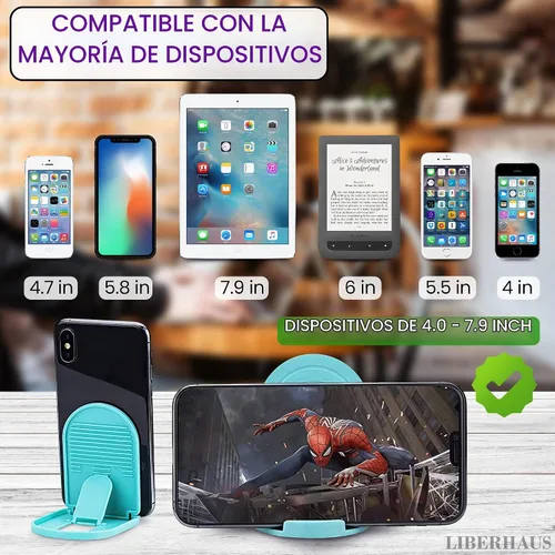 Vista 6 de LIBERHAUS Soporte plegable para teléfono celular de 12 piezas