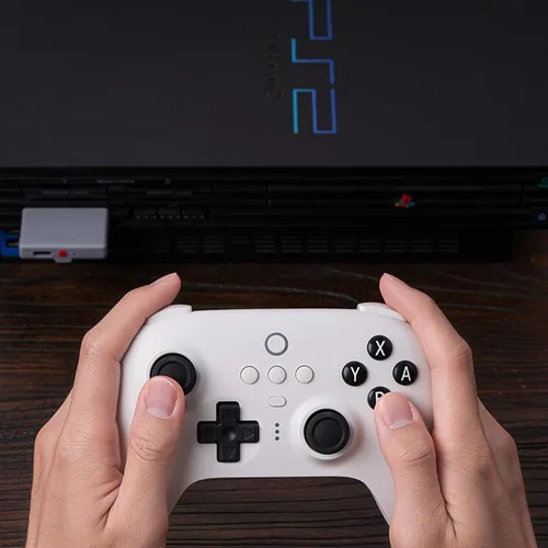 Vista 5 de 8Bitdo Retro Wireless Controller Adapter Receiver for PS1 PS2 Windows 1011, Compatible with PS5PS4 Controller, Xbox Series Controller, Xbox One