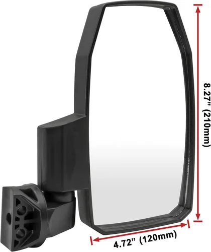 Vista 7 de Espejos retrovisores laterales ajustables para Polaris Ranger 1000 XP 570 900 17-24, espejos laterales retrovisores plegables para Polaris Ranger XP