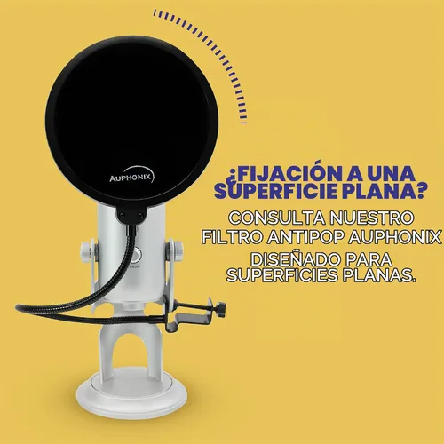 Vista 9 de filtro Pop para micrófono, 6 pulgadas pantalla con doble malla eBook con consejos para grabación (idioma español no garantizado)