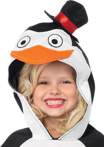 Vista 2 de Leg Avenue Skipper The Penguin - Camisa unisex con capucha y pantalón (2 piezas)