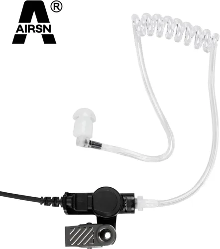 Vista 2 de Tubo de bobina acústica de repuesto para auriculares M0torola Kenwood de dos vías para radio Walkie Talkie (paquete de 2)