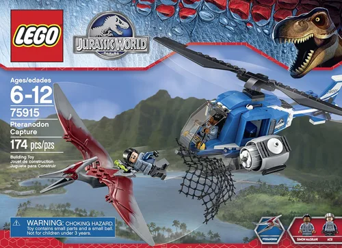 Vista 2 de Set de construcción de LEGO Jurassic World captura de Pteranodon75915