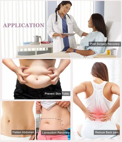 Vista 7 de YERKOAD 360 Lipo Foam Ab Board Post Cirugía Liposucción Tableros de compresión abdominal Envoltura del vientre Recuperación de Lipo