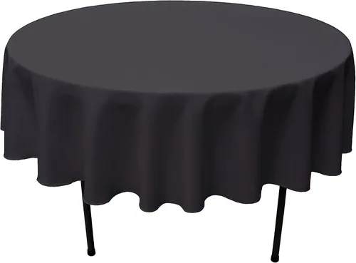 Vista 33 de GEFEII Servilletas de tela de poliéster sólido de 18 x 18 pulgadas para cocina, mantel rectangular cuadrado redondo para bodas, fiestas