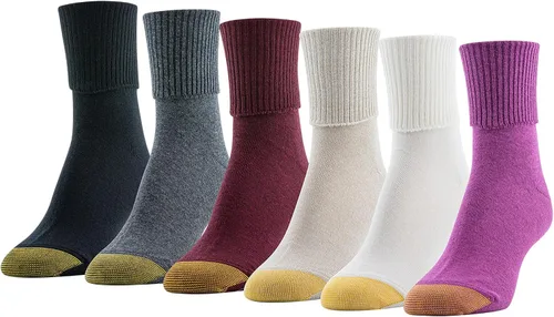 Vista 75 de GOLDTOE Calcetines clásicos para mujer, multipares
