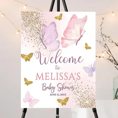 Vista 14 de Señal de Bienvenida Personalizada para Baby Shower de Niño, Señal de Baby Shower Niño, Decoraciones de Baby Shower Azul Boho de Oso Sol, Aquí Viene