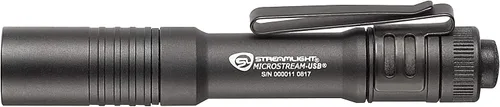 Vista 2 de Streamlight 66601 MicroStream - Linterna de 250 lúmenes, 1,150 candelas, color negro 250 lumens; 1,150 candela peak beam; USB rechargeable
