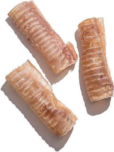 Vista 2 de Jack&Pup - Golosinas masticables de tráquea para perros de 6 pulgadas Golosinas de tráquea de carne de un solo ingrediente para perros