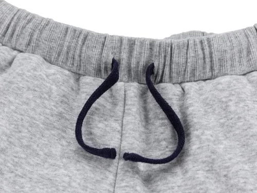 Vista 4 de Pantalones deportivos casuales para niños, pantalones deportivos con cordón, pantalones de microterciopelo para niños o niñas de 3 a 12 años