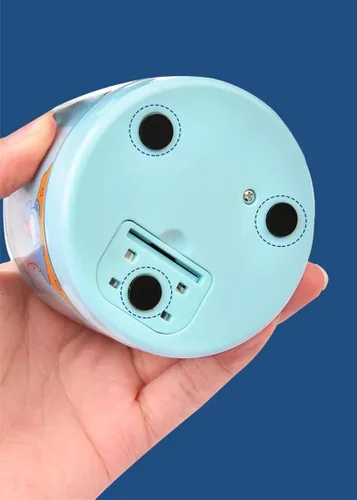 Vista 4 de Aoakva Kawaii - Sacapuntas eléctrico de dibujos animados con 3 orejas pequeñas de dibujos animados, adorable para estudiantes y estudiantes (verde)