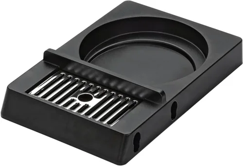 Vista 10 de Service Ideas APD2BL - Estante modular para 2 Airpots con bandeja de condimentos, plástico, negro.. APD2BL in Black Plastic
