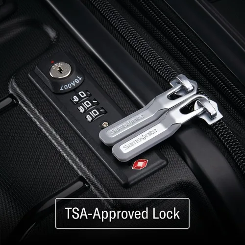 Vista 7 de Samsonite Freeform Maleta rígida, expandible con ruedas dobles giratorias, Amatista púrpura