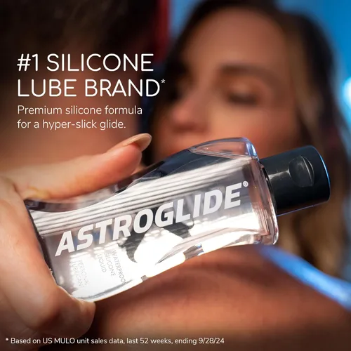 Vista 3 de ASTROGLIDE Lubricante de silicona, X Premium impermeable y de larga