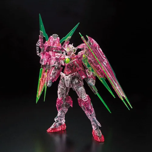 Vista 2 de Bandai RG 1/144 00 Quan[T] Full Saber Trans-Am Kit de modelo transparente