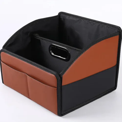 Vista 13 de Caja Organizadora de Asiento Delantero-Trasero para Automóvil - Organizador Portátil de Asiento de Pasajero, Organizador de Asiento de Automóvil