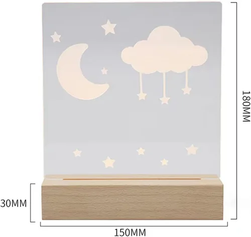 Vista 5 de Luz nocturna de superhéroe para niños, luz nocturna personalizada, luces nocturnas para habitación de niños, luz nocturna para guardería, luz