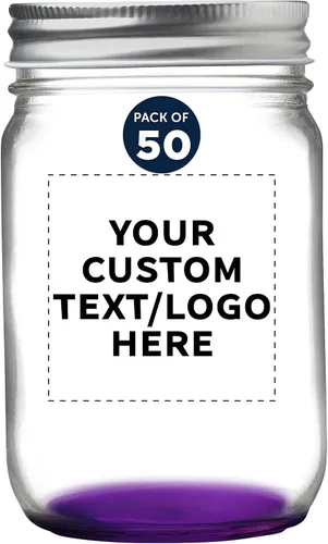 Vista 25 de DISCOUNT PROMOS Juego de 10 tarros de albañil decorativos, 12 onzas, texto personalizable, logotipo, enlatado, tapa de aluminio, color negro
