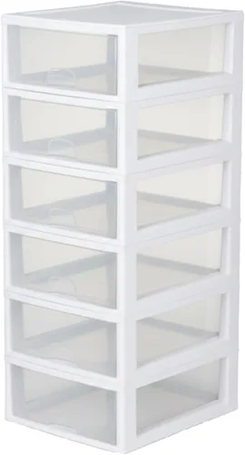 Vista 16 de Sterilite 20518006, pequeño cajón de almacenamiento , Plástico, 6