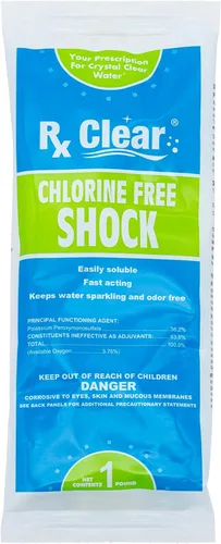 Vista 6 de Rx Clear Amortiguador de piscina sin cloro para piscinas y spas Bolsas