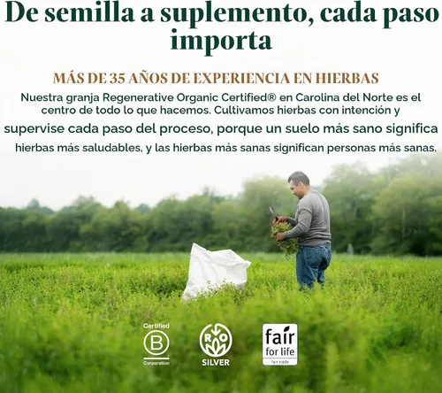 Vista 8 de Gaia Herbs Cúrcuma Supreme Joint Health, 60 cápsulas veganas