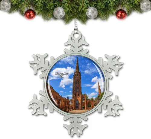 Vista 4 de Irlanda St Stephens Green Dublin Adorno de Navidad Decoración de árbol de cristal Metal recuerdo regalo