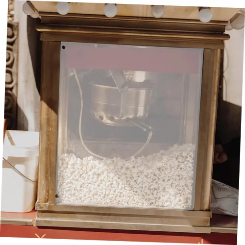 Vista 6 de Paneles protectores comerciales para hacer palomitas de maíz, paneles de puerta de repuesto, tapas de PVC para máquina de hacer palomitas de maíz, 2
