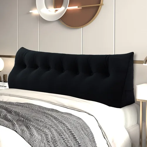 Vista 7 de Almohada de cuña para cabecero de cama Almohada pequeña de refuerzo para cabecera Almohada de lectura para sentarse en la cama para adultos, cojín