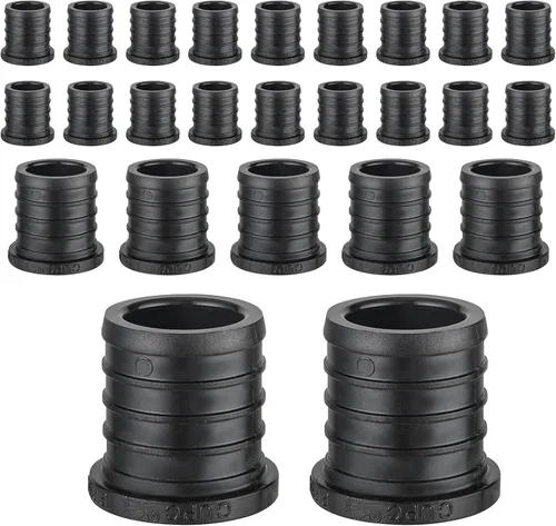 Vista 19 de EFIELD Barb Crimp Pex - Tapón (tapa de extremo) de 1 pulgada (paquete de 5)