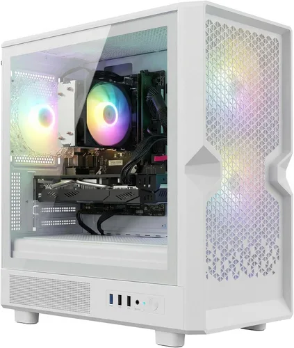 Vista 10 de Escritorio para PC para juegos STGAubron, R5 5500, RTX 3050 6G, 16G DDR4