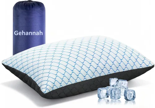 Vista 12 de Almohada de viaje – Paquete de 2 almohadas pequeñas comprimibles para acampar para dormir, almohada de espuma viscoelástica triturada con bolsa