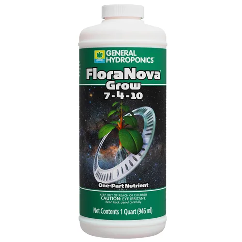 Vista 3 de General Hydroponics FloraNova Family: Grow and Bloom - Fertilizantes líquidos base, botellas de 1 pinta