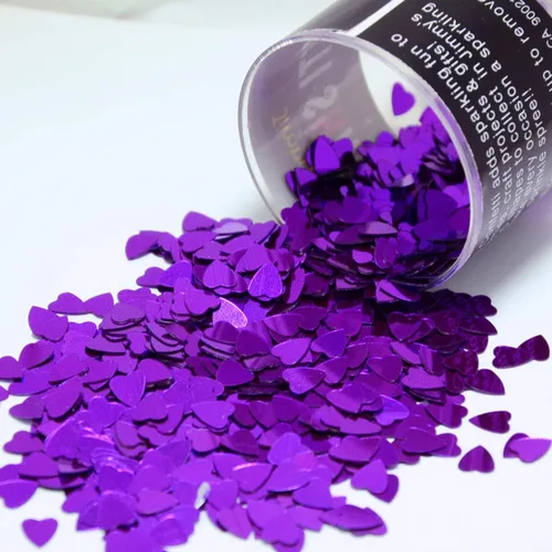 Vista 17 de Confetti Heart 1/4" Baby Mix - Paquete al por menor #8637 QS0