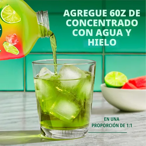 Vista 4 de Starbucks Refreshers Concentrado de sandía de lima, bebida refrescante, bebidas frías 32 fl oz