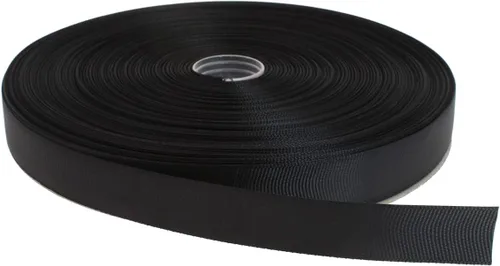 Vista 10 de Cinta de grogrén sólido de 100 yardas cada rollo, 100% poliéster (1/4", beige)
