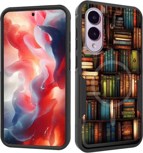Vista 195 de Funda magnética para Galaxy A16 5G, [compatible con MagSafe] [protección contra caídas de grado militar] Funda resistente a prueba de golpes