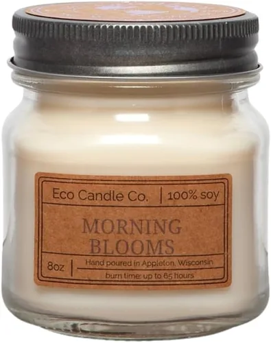 Vista 36 de Eco Candle Co. Vela Reciclada, Gardenia y Guayaba, 6 oz. – Aromas de Gardenia, Jazmín, Guayaba y Verdes Tropicales – 100% Cera de Soja, Sin Plomo