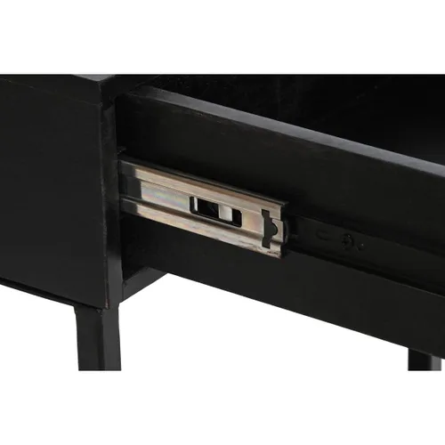 Vista 5 de Mesita de Noche DKD Home Decor Dorado 35 x 40 x 55 cm Negro Metal Madera