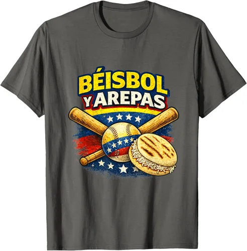 Vista 115 de Camiseta Beisbol y Arepas Venezuelas Baseball Pride Team 2026