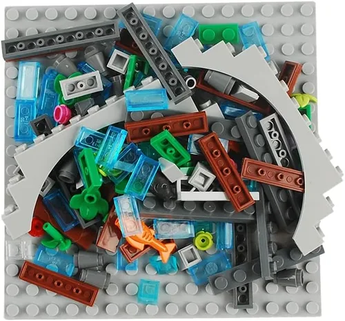 Vista 2 de BAENRCY Arch Bridge - Bloques de construcción para estanque, accesorios de fuente, juego de calles, kit de ladrillos de construcción, juego de Grande