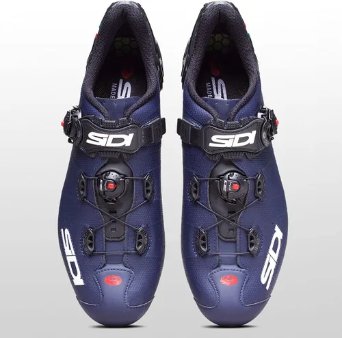 Vista 5 de SIDI Shoes Wire 2 Matt Carbon, Scape Ciclismo Hombre, Azul Mate Negro, 44.5