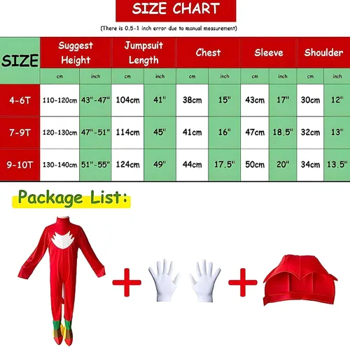 Vista 4 de Besonca Disfraz de dibujos animados para niños, overol para cosplay, Halloween, juego de simulación, gorro, guantes para niñas y niños