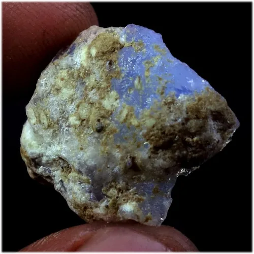 Vista 2 de Tindi 15.95 ct 100% A+ piedra natural etíope Welo Ópalo áspero, cristal crudo, piedra natal de octubre, piedra preciosa para hacer joyas, ópalo