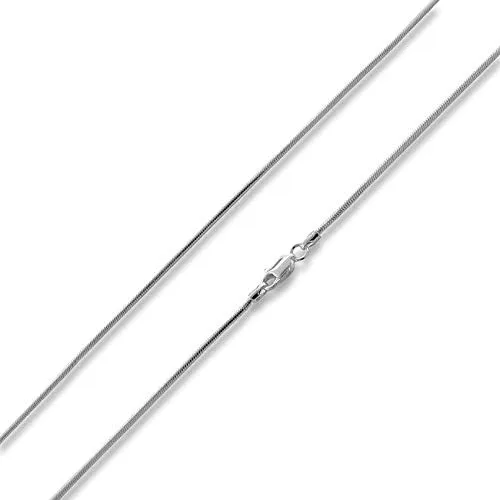 Vista 6 de PORI JEWELERS 925 Sterling Silver Italian Magic Snake Chain Necklace - 16"-30