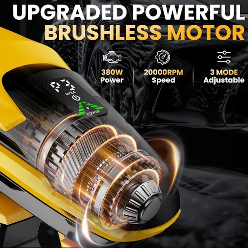 Vista 2 de Lavadora a presión inalámbrica para batería Dewalt 20V, lavadora de energía portátil de mano de 800 PSI con motor sin escobillas, boquilla 6 en 1, 3